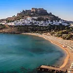 Lindos Allure Villa With Jacuzzi And Acropolis View!!!